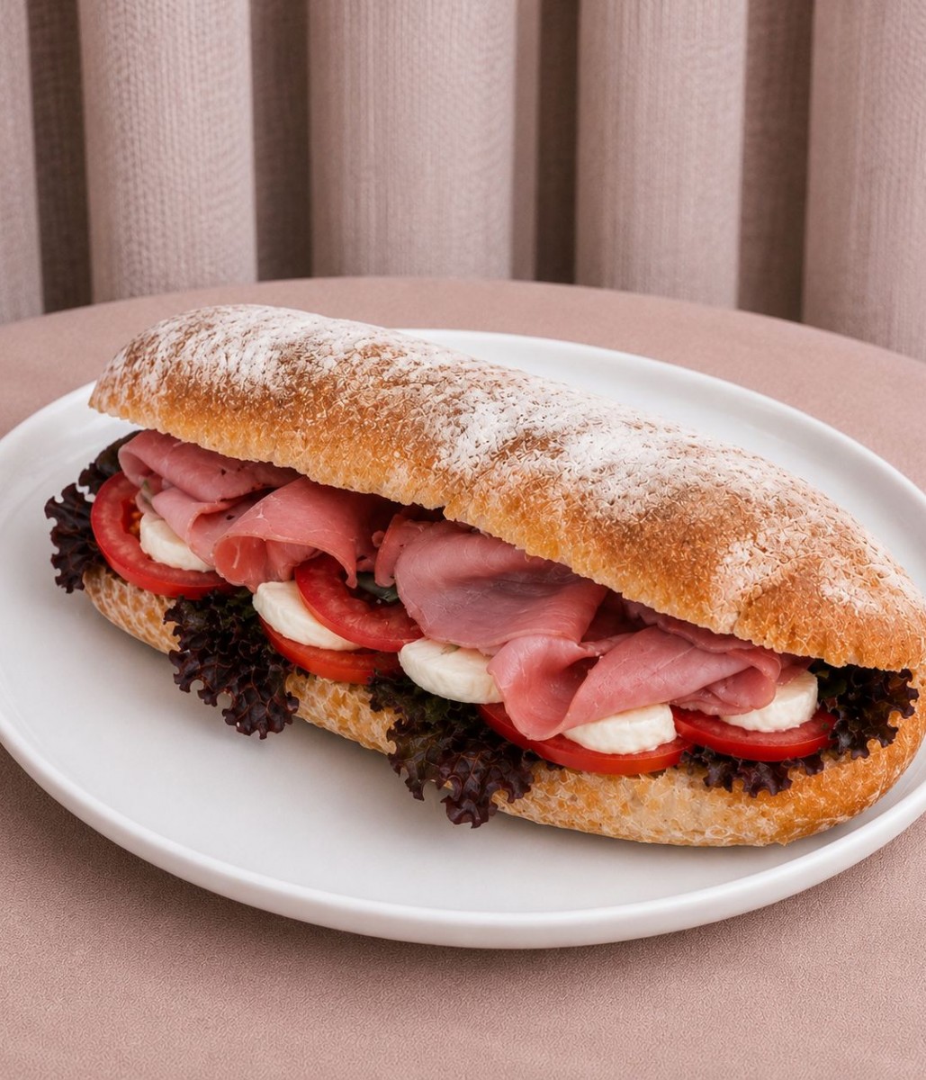 Smoked Bacon Ciabatta Sandwich