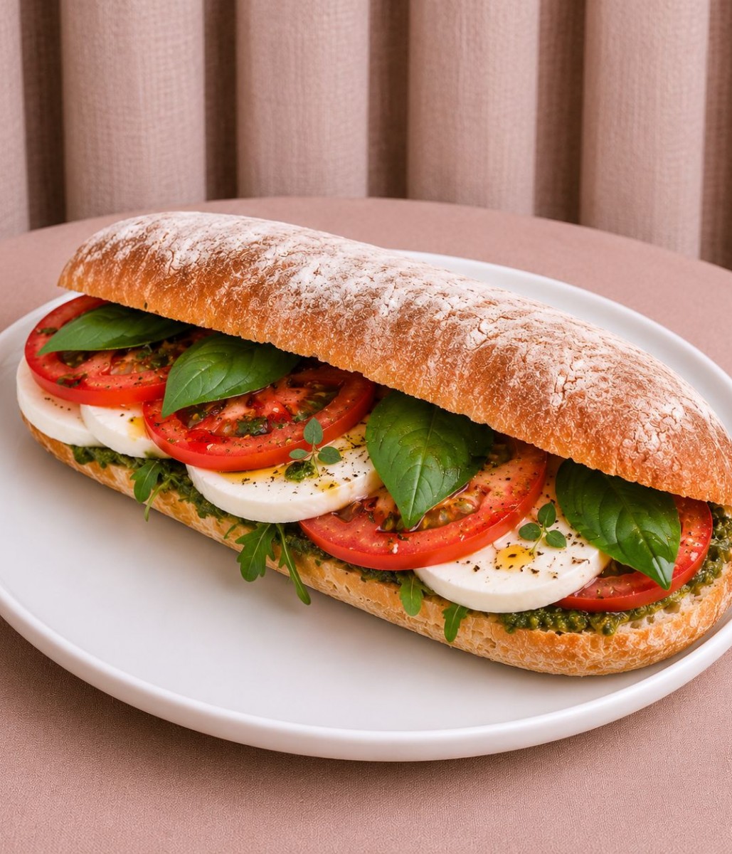 Caprese Ciabatta Sandwich